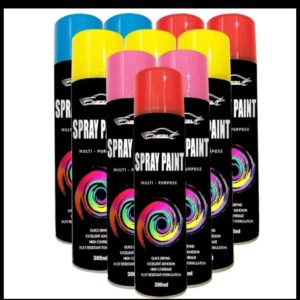 Spray paints cane